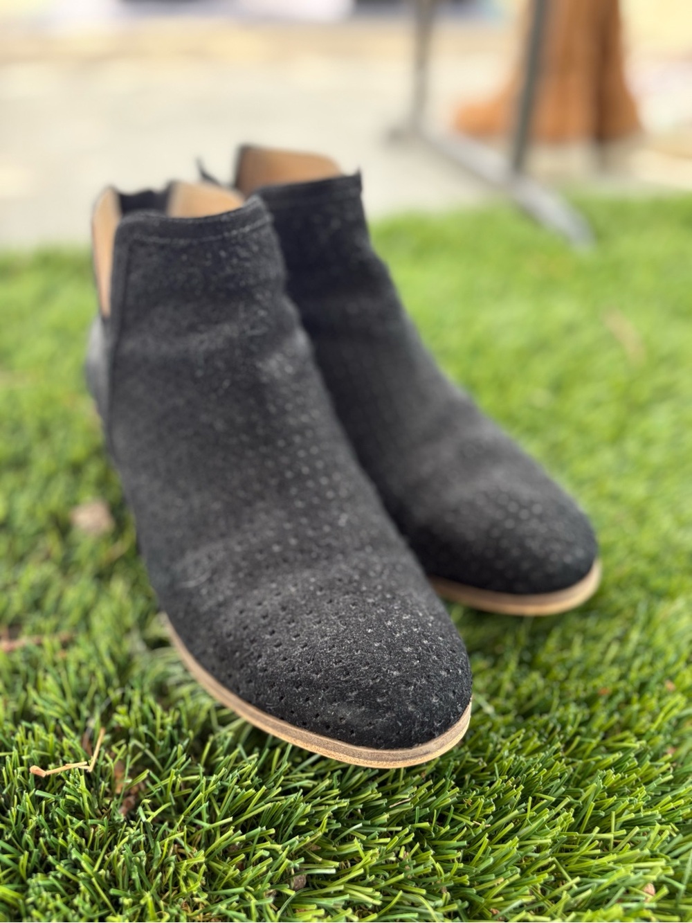 Women’s Black Suede Ankle Boots